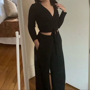 Hollister Black Wrap Shirt